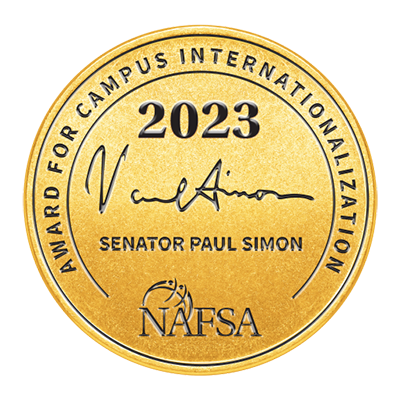 Cedar Crest College Receives NAFSA’s 2023 Senator Paul Simon Spotlight Award