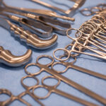 Various metal surgical instruments