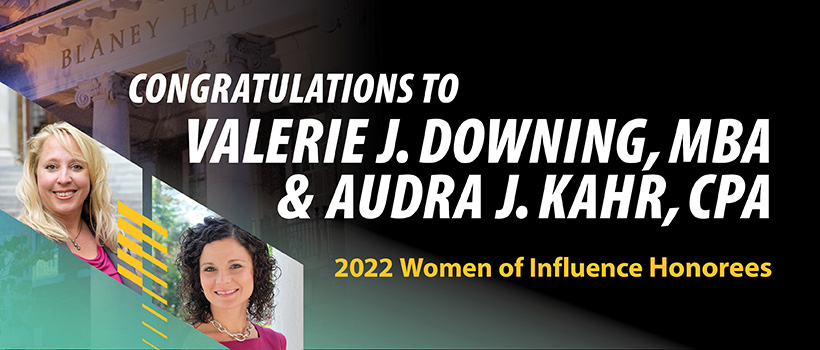 Lehigh Valley Business Announces Audra Kahr and Valerie Downing as 2022 Women of Influence Image